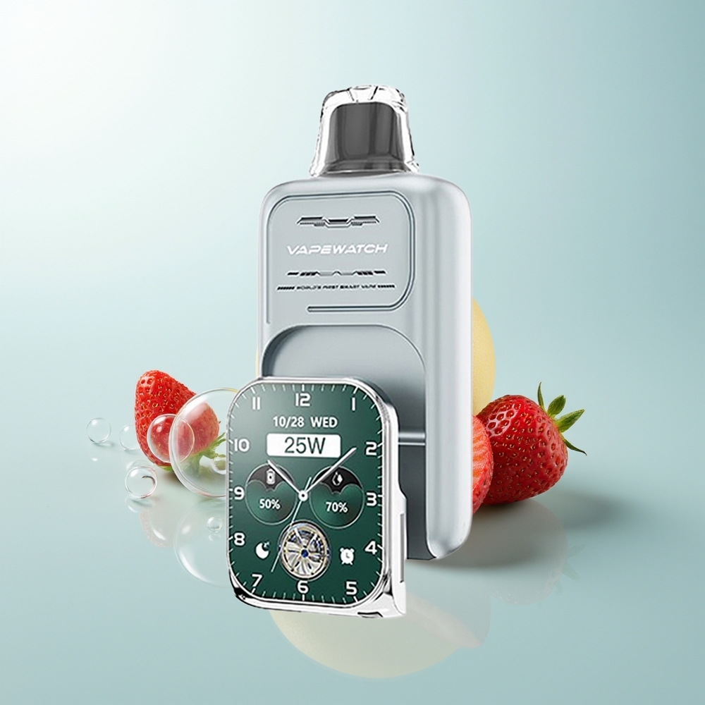 JNR VapeWatch 30000 Helado de Fresa Dual Mesh 19mL