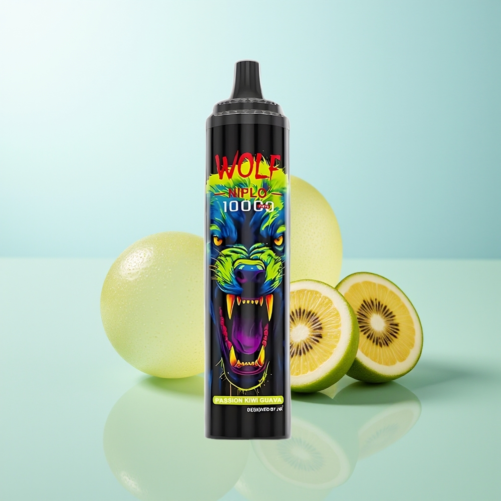 JNR Wolf Niplo 10000 Pasión Kiwi Guayaba Tipo-C 20ml