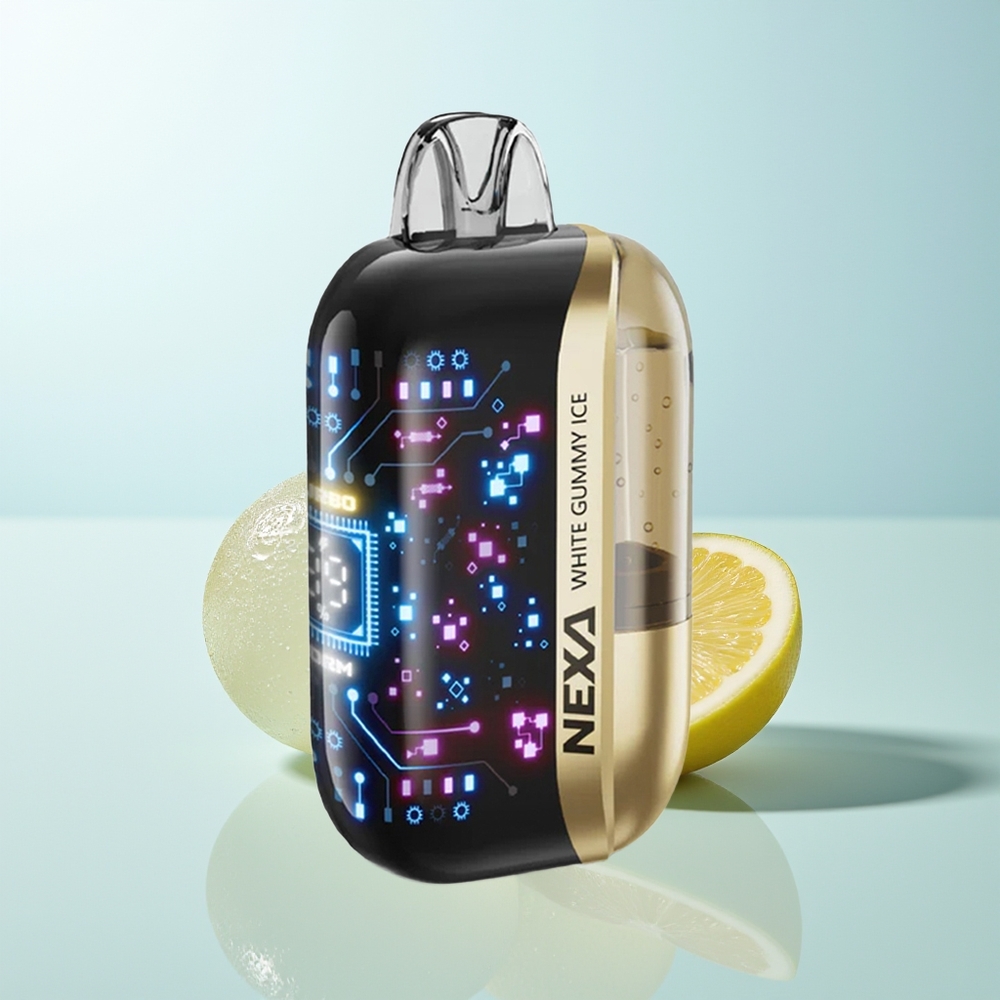 NEXA Ultra 50000 Helado de Gomita Blanca Ultra 50K Pantalla Curva 3D