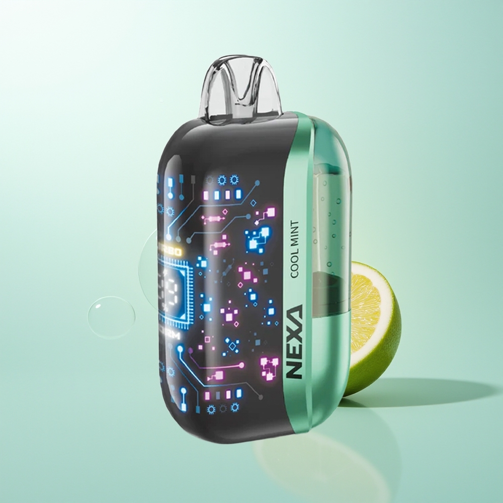 NEXA Ultra 50000 Menta Fresca Ultra con Pantalla 3D y Tipo-C