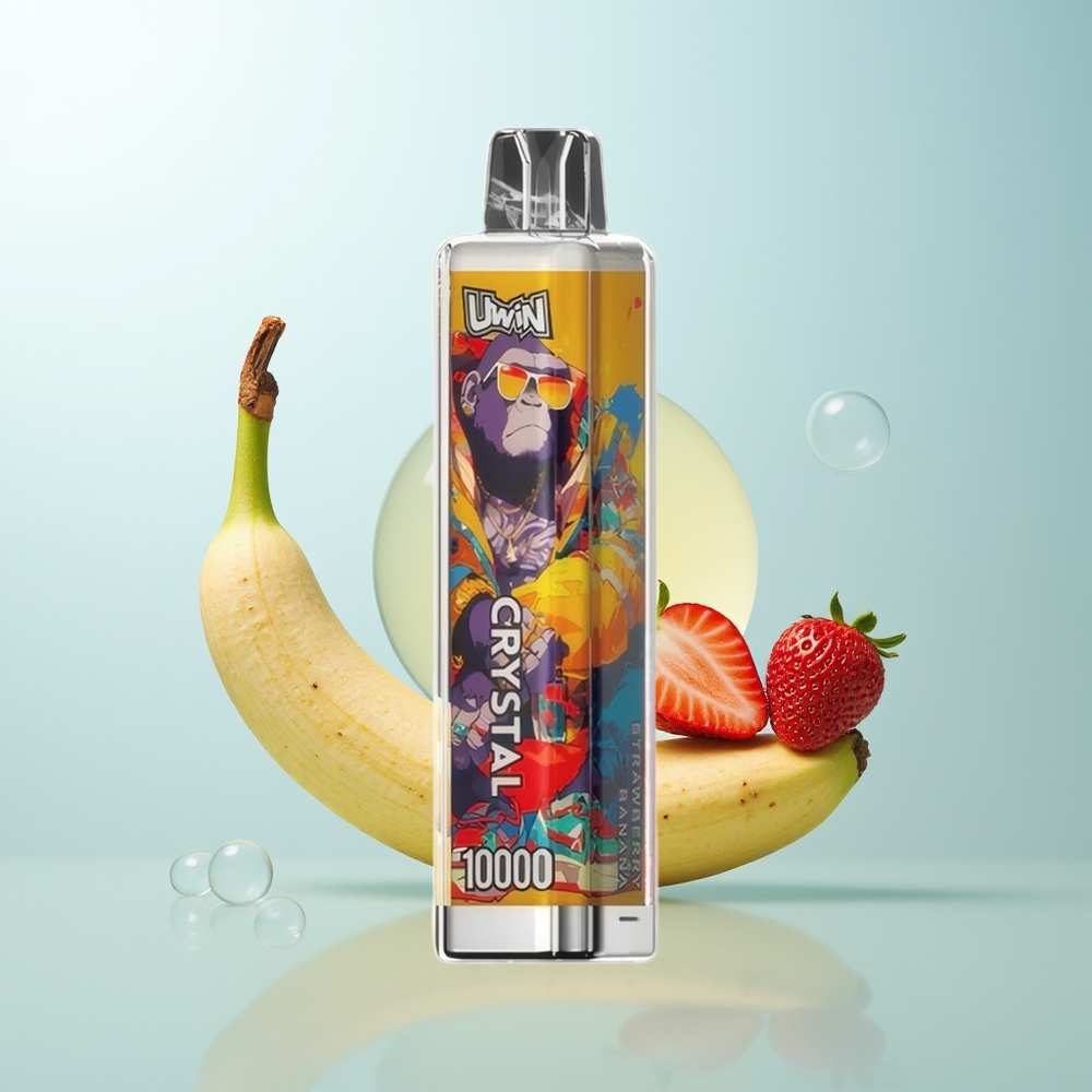 Uwin Crystal 10000 Fresa Plátano RGB 18ml Tipo-C