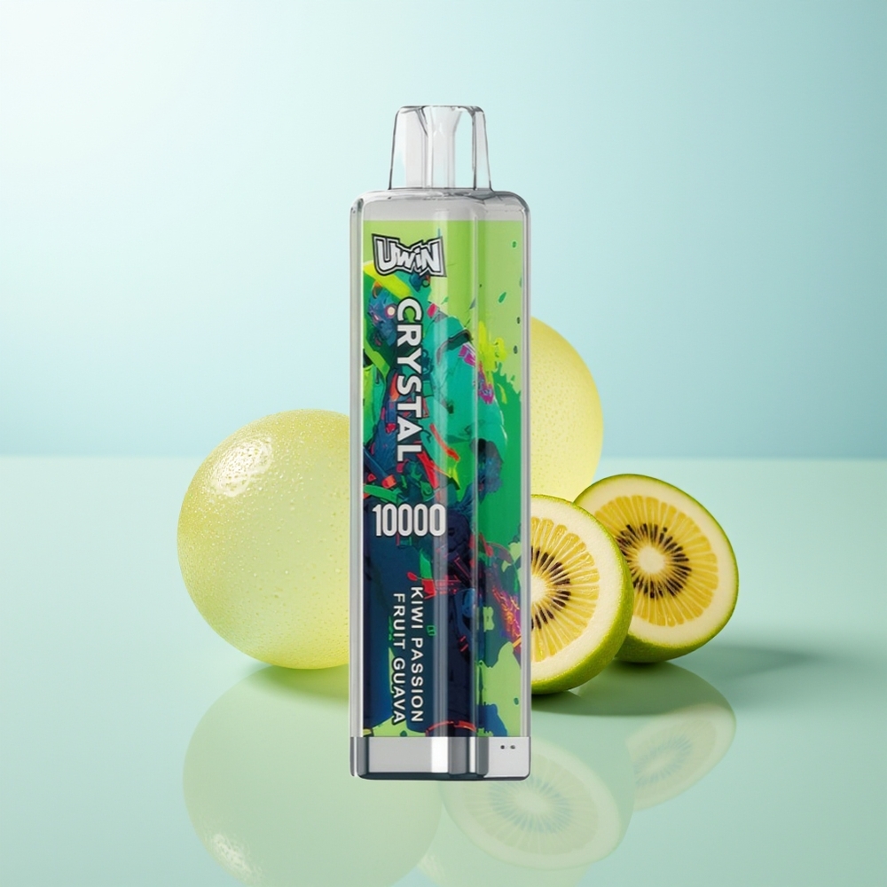 Uwin Crystal 10000 Kiwi Maracuyá Guayaba Luz RGB