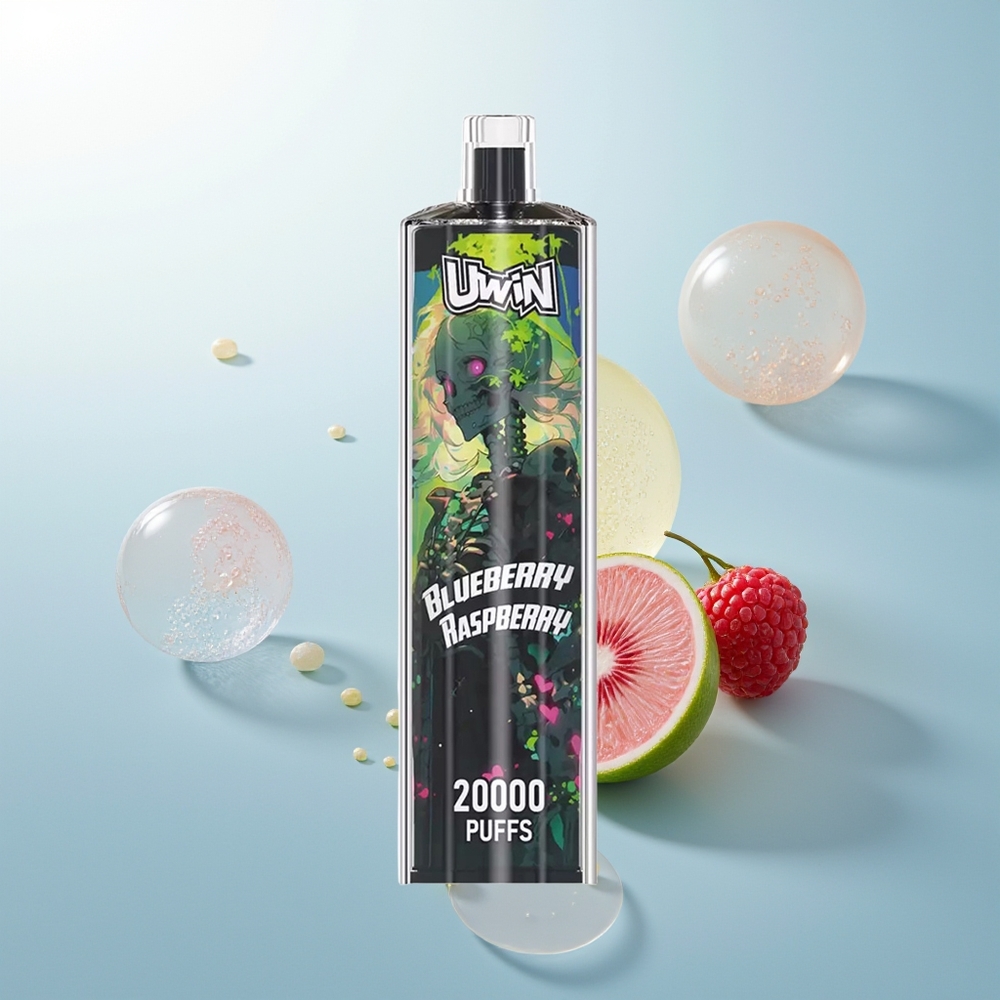 Uwin Shisha Hookah Crystal 20000 Puffs Arándano Frambuesa 22ml Mesh