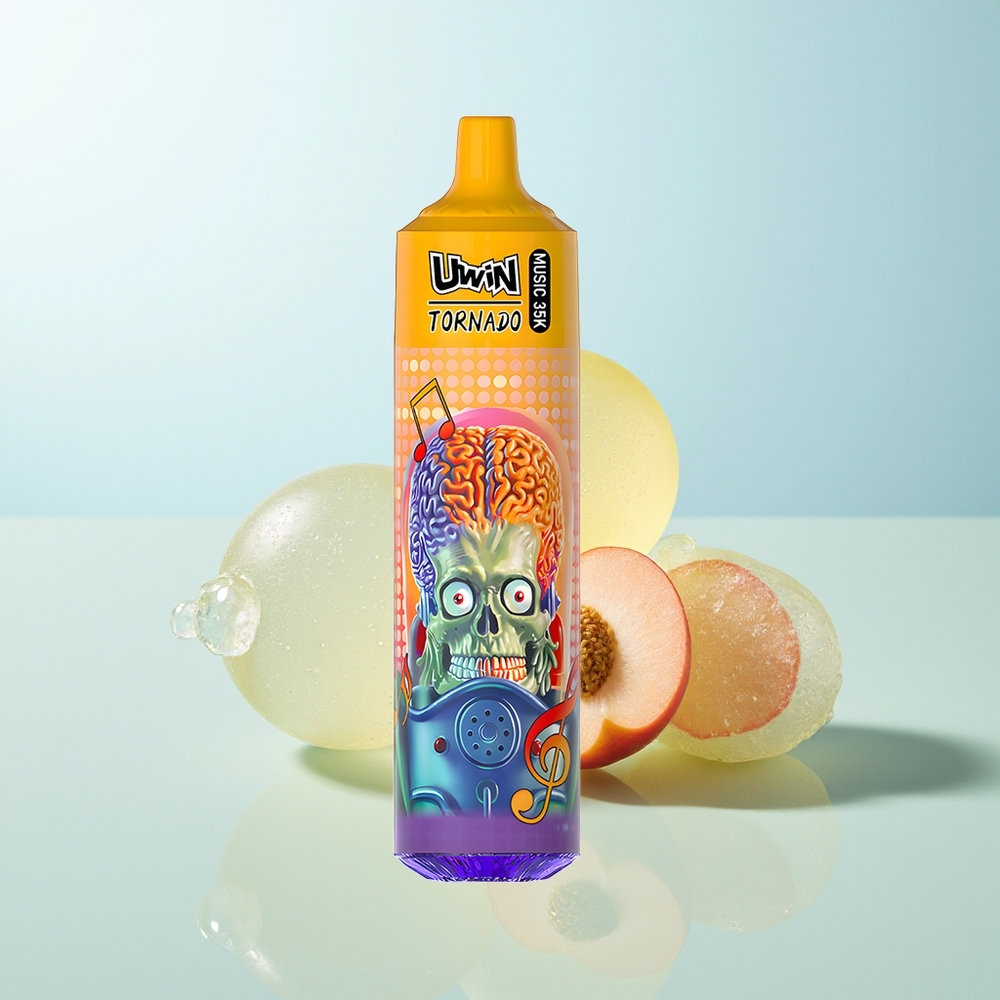 Uwin Tornado 35K Music Melocotón de Verano Hielo Recargable 5%
