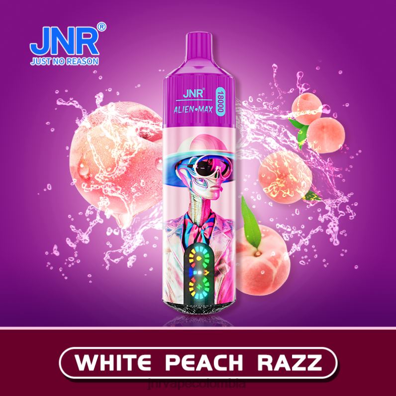 JNR Vape Nicotine - JNR ALIEN máximo razz de durazno blanco 0L66020