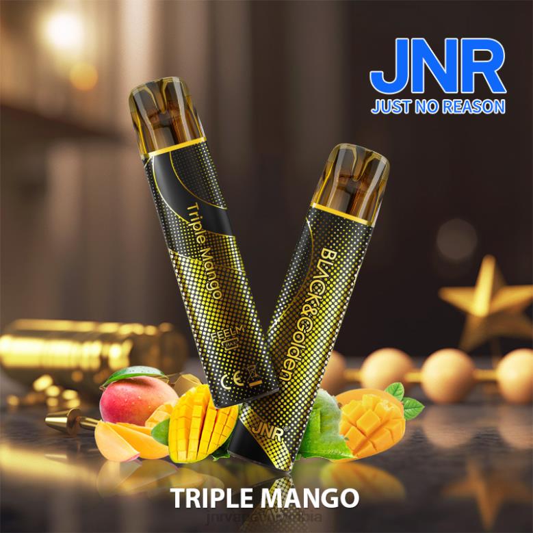 JNR Vape Shop - mango triple jnr negro y dorado NJ422285