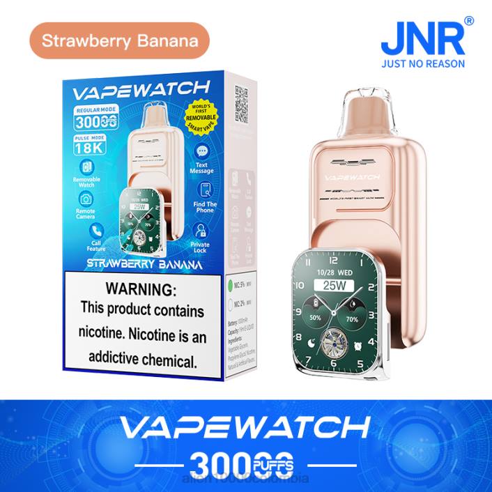 JNR Vape - JNR reloj vapeador plátano fresa P0T87